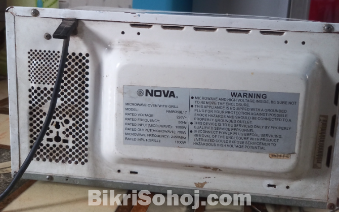 NOVA microwave oven